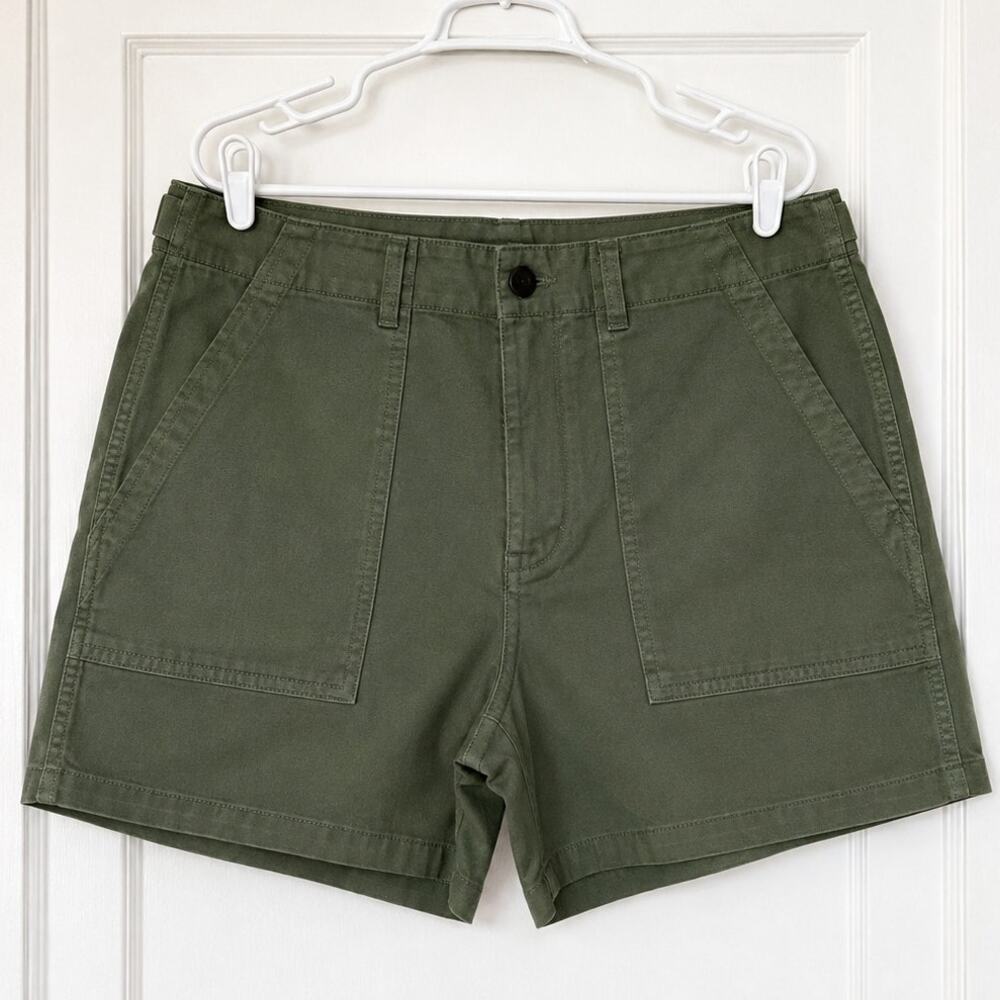 Madewell Women’s Olive Green Utility Shorts Size 33 NWT